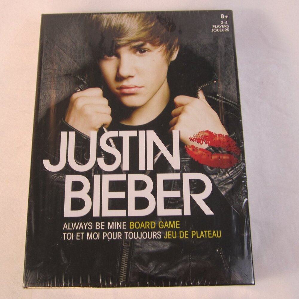 Justin Bieber Always Be Mine 2010 Board Game, 2–4 Players, Ages 8+ - NEW Sealed
